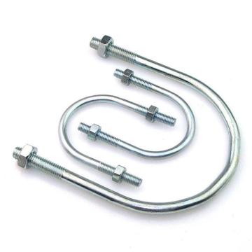 哈德威 U型螺栓带2个螺母，M10-76，2.5寸，镀锌